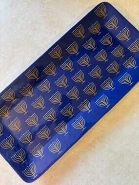 NWT Ashland Hanukkah Menorah Platter Tray